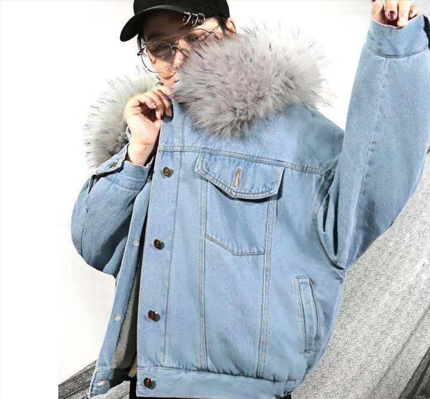 Jeans winter jacket online